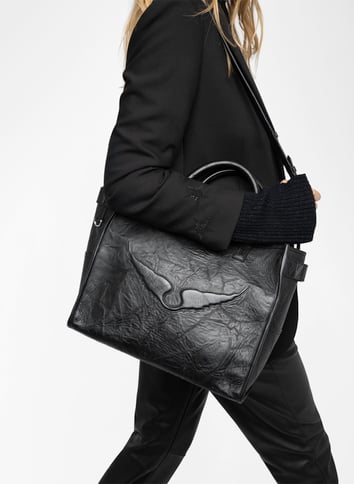 Sac cabas en cuir ZADIG&VOLTAIRE Noir